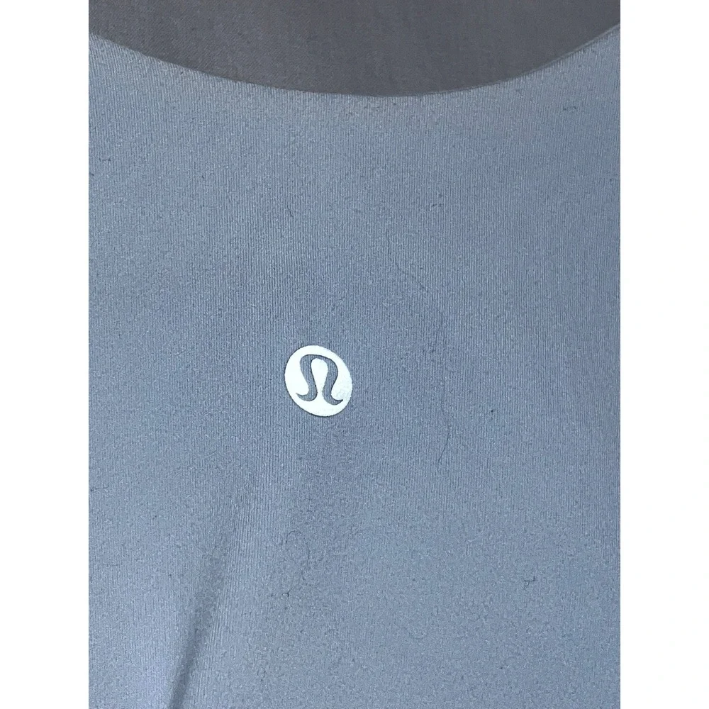 Lululemon Align Tank Top Light Blue Nulu Yoga Crop Bra Top